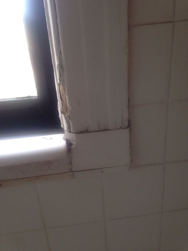 Window Redo In The Shower Hometalk - How To Paint Bathroom Window Sill