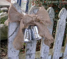 s how to transform your backyard into a junk garden, Add Christmas bells for some holiday charm