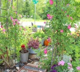 s how to transform your backyard into a junk garden, Create a salvaged pathway with old bricks