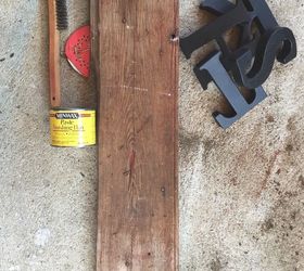 thanks barn wood sign, crafts, how to, painted furniture