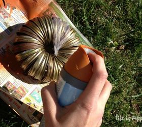 canning lids pumpkin, crafts, how to, repurposing upcycling, seasonal holiday decor
