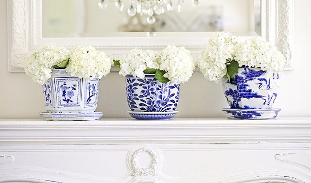 tendncias de decorao em azul e branco
