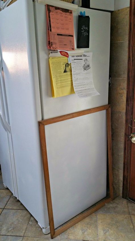 fridge makeover command center, how to, organizing, repurposing upcycling