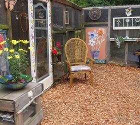 my outdoor craft rooms, animals, craft rooms, crafts, fireplaces mantels, landscape, outdoor living, pets, pets animals
