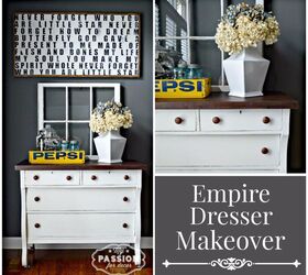 empire dresser makeover from beat up to beautiful, painted furniture