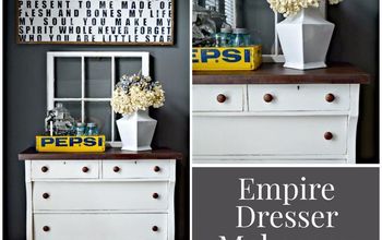 Empire Dresser Makeover:  From Beat Up To Beautiful