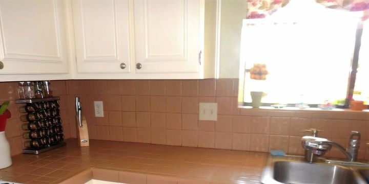 q any ideas on these , cosmetic changes, countertops, home improvement, tiling, Look at these ugly tiles kitchen is full of them