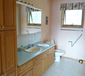 mid century modern bathroom reno, bathroom ideas, painting cabinets