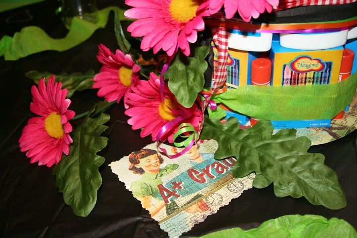 a back to school party and cake too , crafts, Cute Dick and Jane scrapbook paper