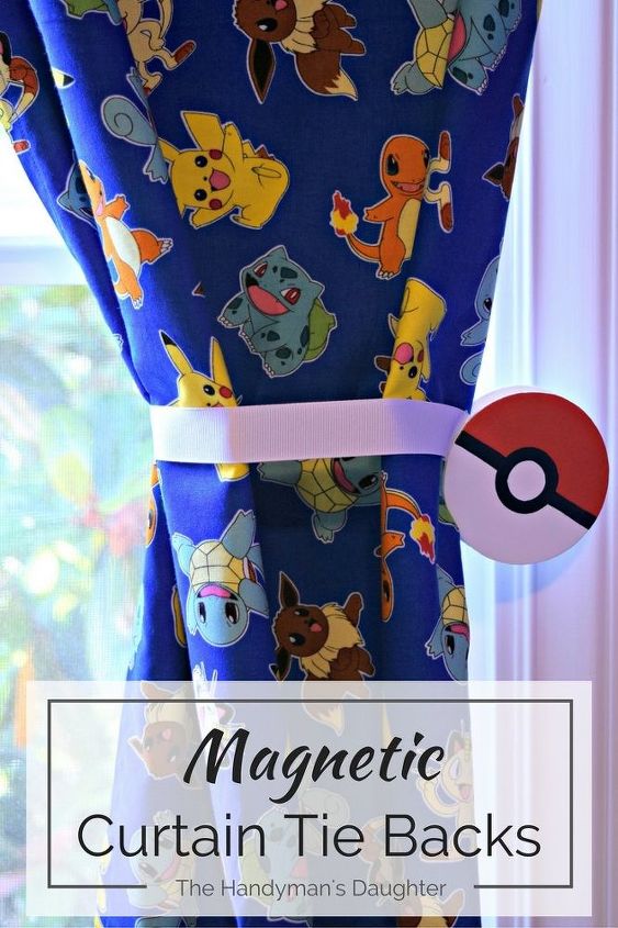 Make Pokemon Curtain Ties For Kids Hometalk