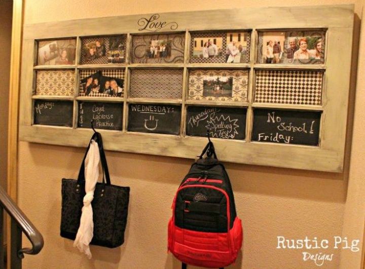 15 brilliant ways to upcycle old doors, Turn it into a message center