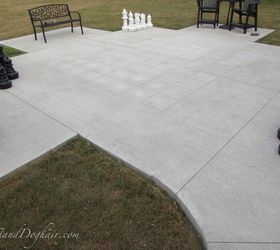 outdoor chess on any budget, concrete masonry, crafts, outdoor living, painting