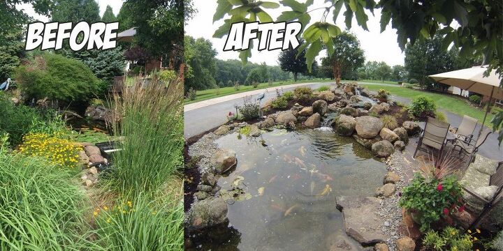 remoo e reconstruo da lagoa antes e depois