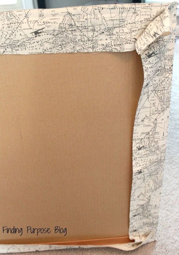 how to transform an ugly brown cork board with fabric, crafts, how to, reupholster, wall decor