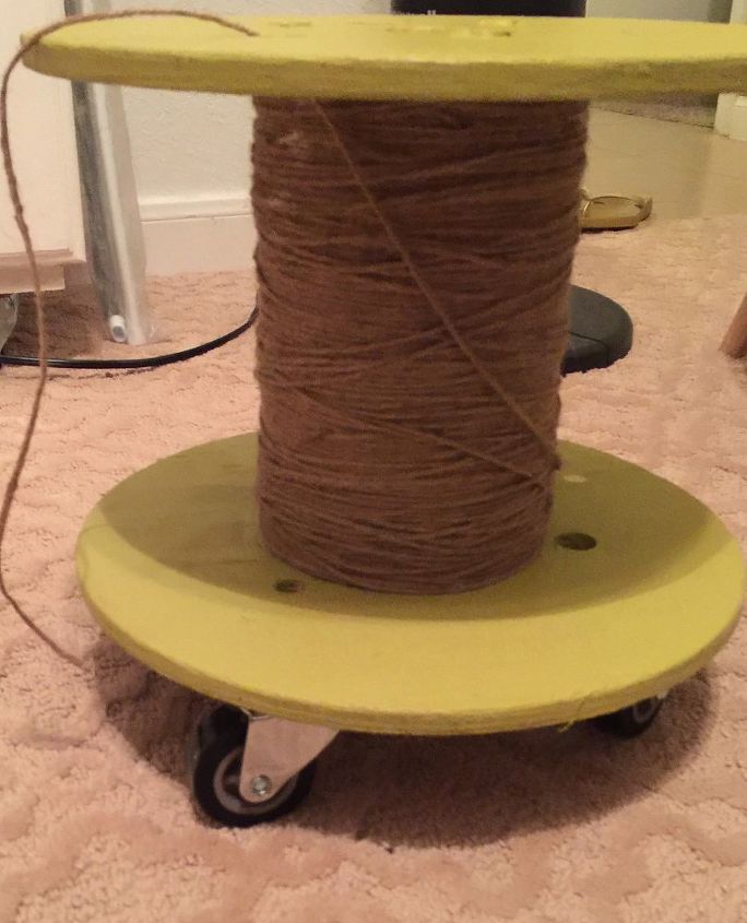 small cable spool to shelves, crafts, how to, repurposing upcycling, shelving ideas