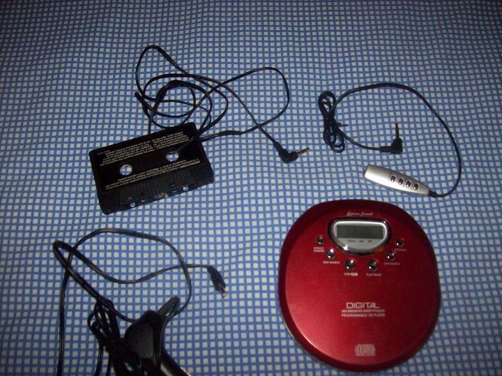 q convert old cd player for usb or aux use , All accessories for it