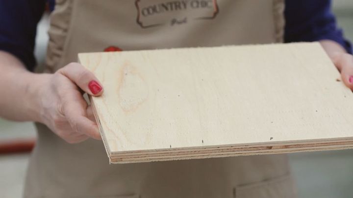 como fazer uma placa de madeira