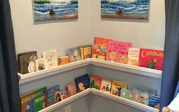 Rain Gutter Bookshelves