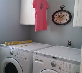 laundry diy makeover, how to, laundry rooms, painting, shelving ideas, tiling