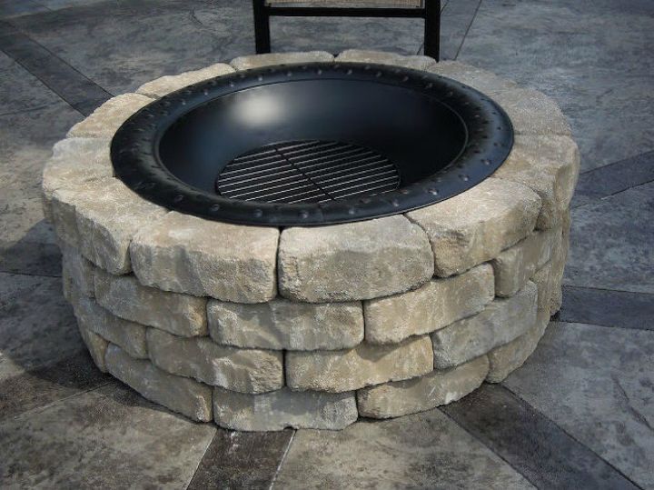 s you still have time to get the backyard oasis of your dreams, outdoor furniture, outdoor living, Create your own firepit for bonfires