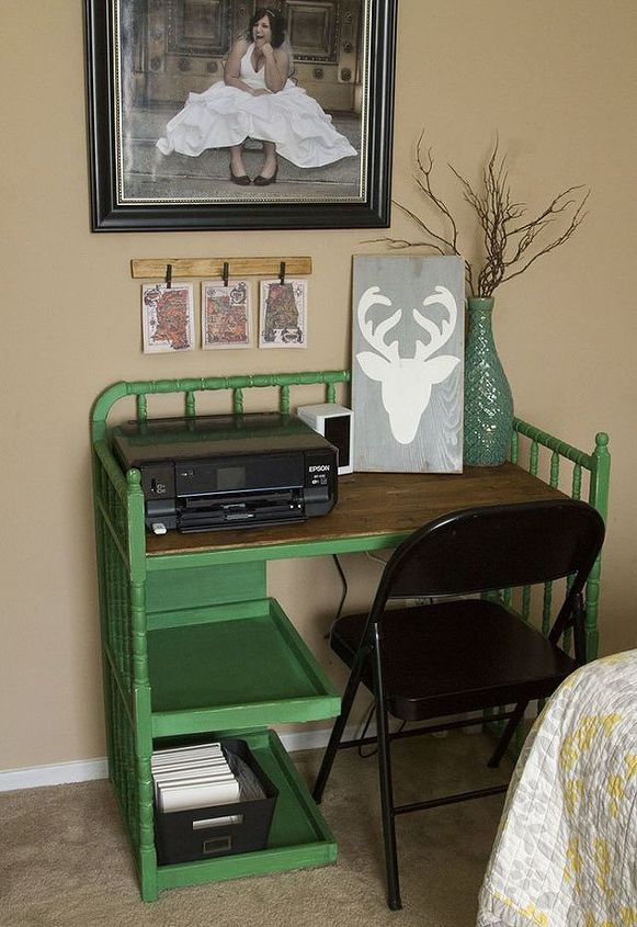 s here s why you shouldn t throw out your old changing table, painted furniture, repurposing upcycling, And it makes a really cool desk