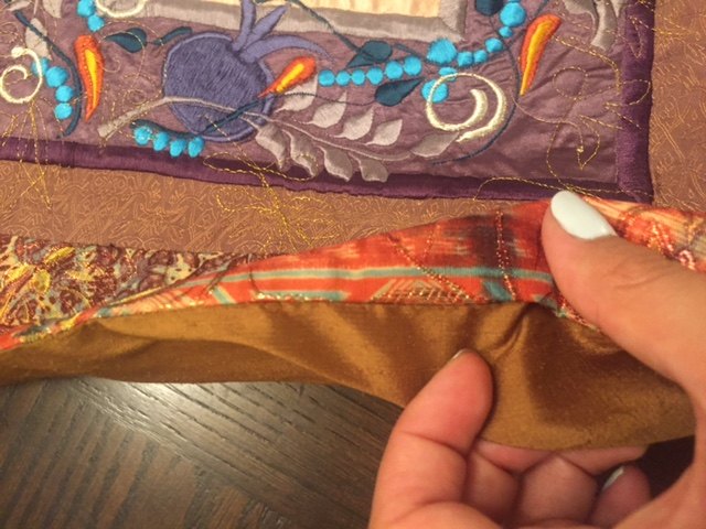 q how can i hang this small tapestry , crafts, wall decor