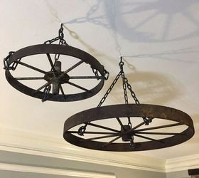 Metal wagon on sale wheel chandelier