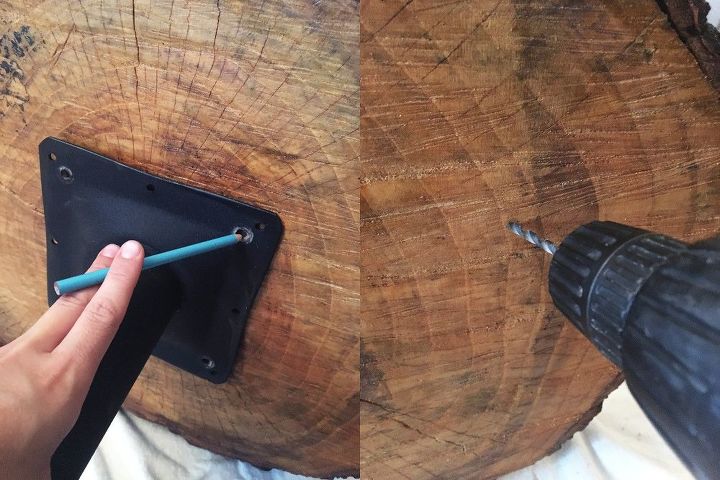 tree trunk dining room tables