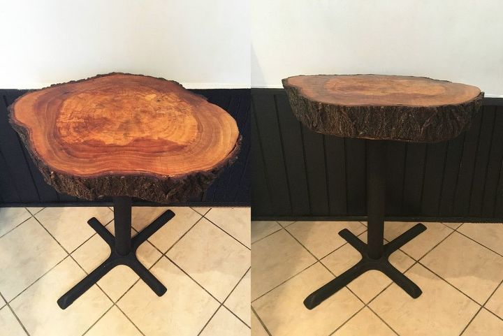 tree trunk dining room tables