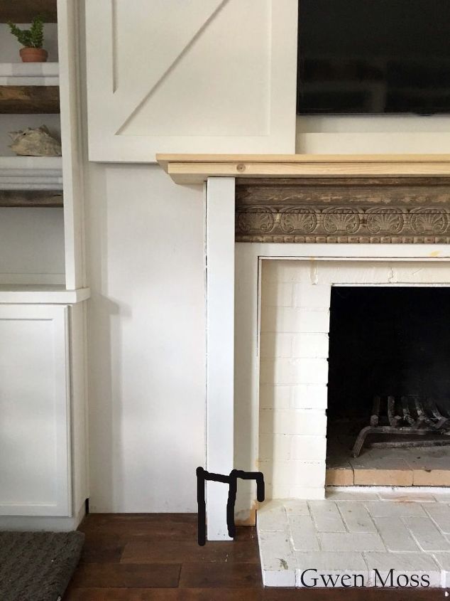 diy fireplace mantel reveal , fireplace makeovers, fireplaces mantels, how to, painting