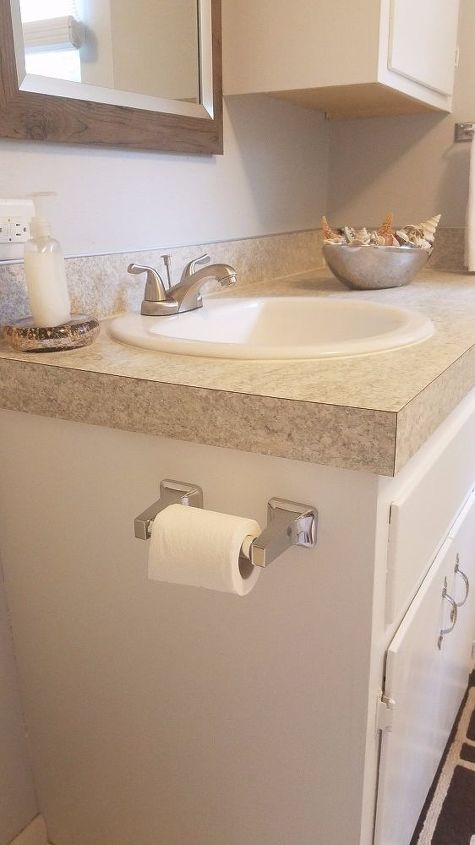 a bathroom vanity makeover, bathroom ideas, home improvement, painting, small home improvement projects
