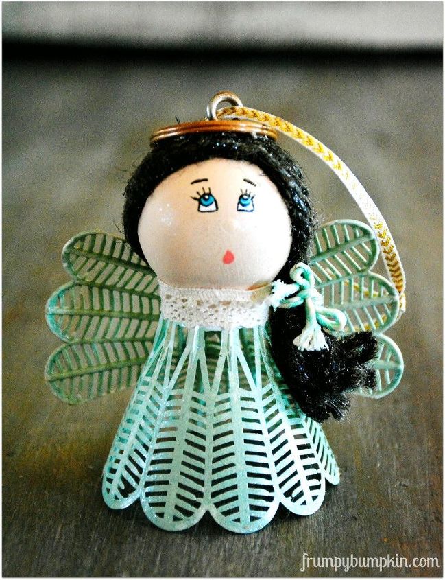 diy angel birdie ornaments, christmas decorations, crafts, how to, repurposing upcycling, seasonal holiday decor