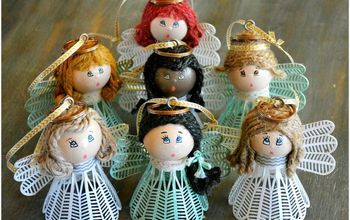 DIY Angel Birdie Ornaments