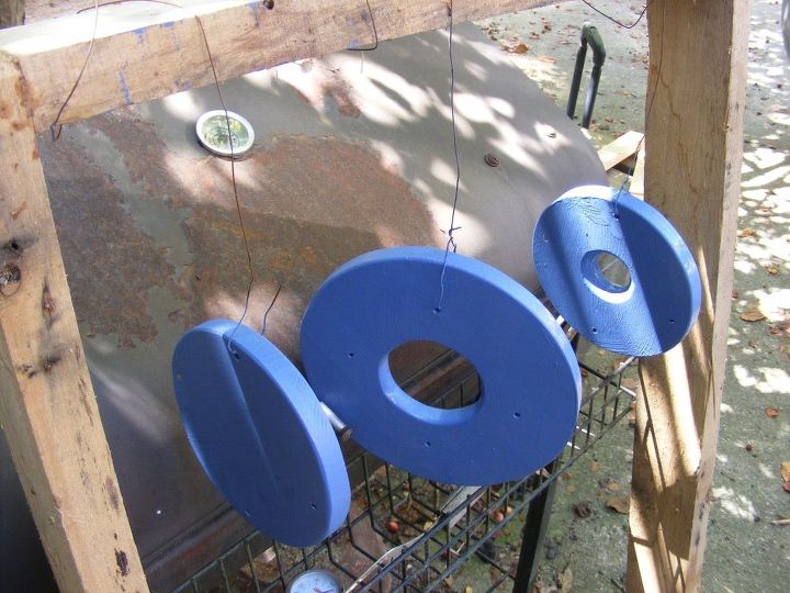 paracord wine bottle bird feeder, animals, crafts, gardening, pets animals, repurposing upcycling, tools