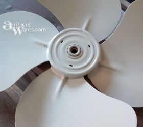 refurbished mid century fan turned lamp, how to, lighting, repurposing upcycling