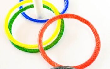 Juego olímpico de lanzamiento de anillas DIY