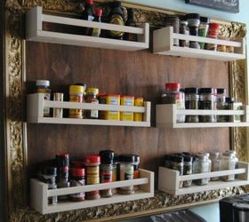 12 space saving hacks for your tight kitchen, Or hang spice shelves on your wall