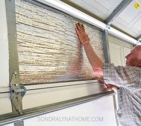 how to insulate garage doors and why you need to , garage doors, garages, home improvement, how to