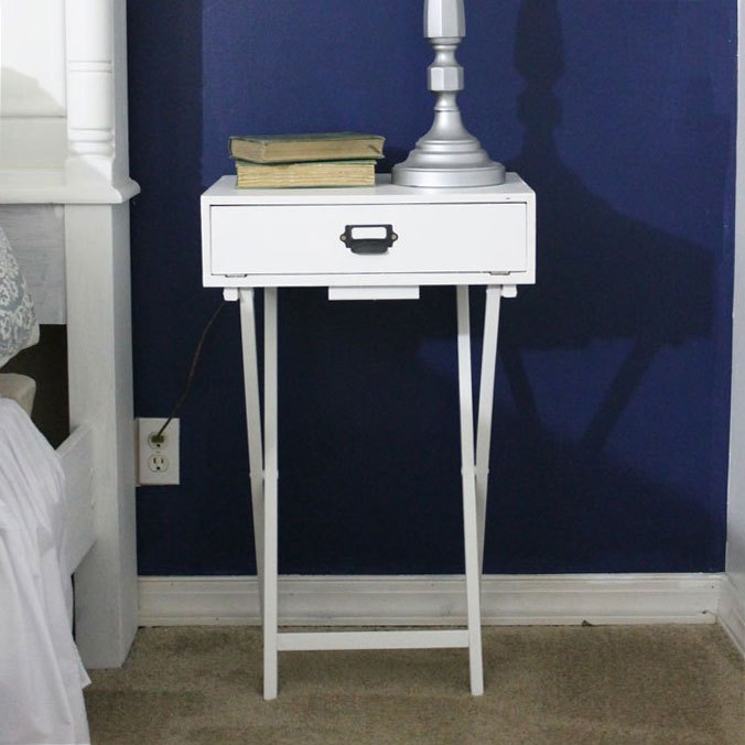 pottery barn knockoff diy nightstand, diy, painted furniture, woodworking projects