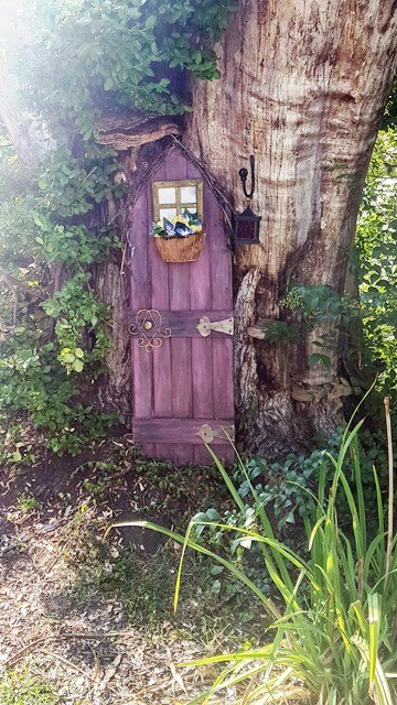 the magical garden door, crafts, doors, gardening, how to, painting