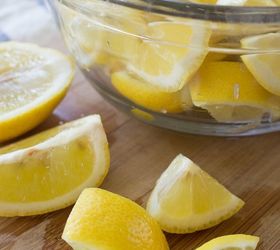 fresh lemon homemade dishwasher detergent, cleaning tips, go green, how to