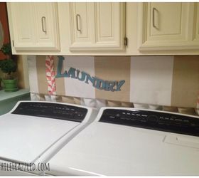 How to Hide Laundry Hookups With Cork Board