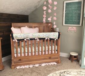 Baby Girl Rustic Inspired Nursery Renovation