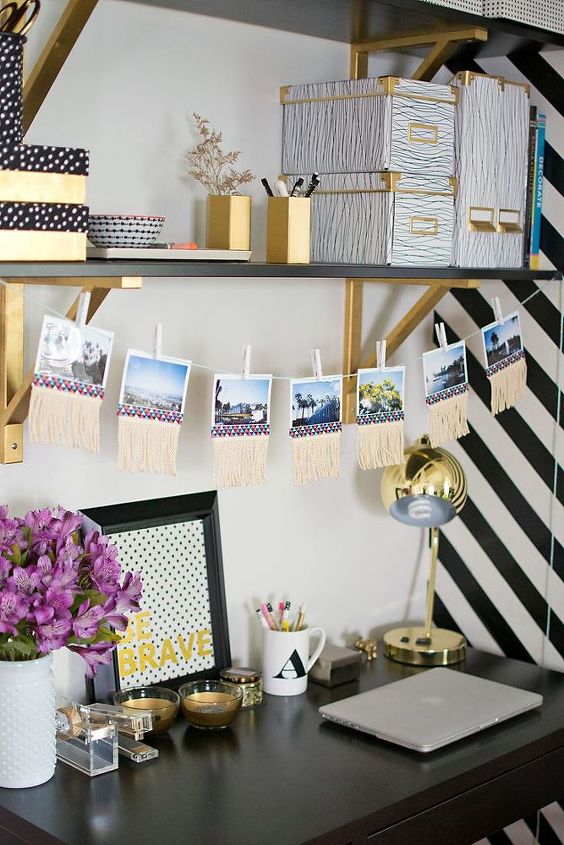 oficina en casa asequible y elegante en 5 sencillos pasos, Fuente Pinterest com