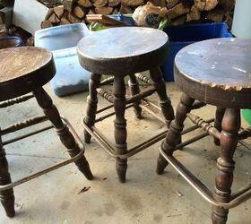q need help with these 3 stools, paint colors, painted furniture