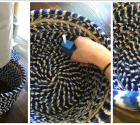 DIY No Sew Fabric Basket