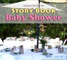 story book baby shower, crafts