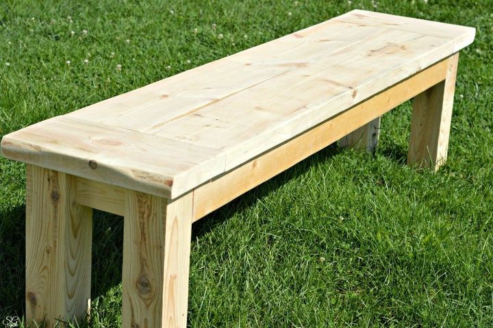 Rustic Bench Pattern Super Easy Rustic Bench | Hometalk