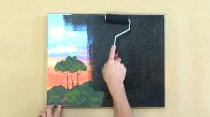 Repurpose An Old Paint Night Canvas Hometalk