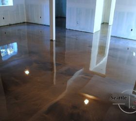designer metallic epoxy basement floor, Designer Metallic Epoxy Basement